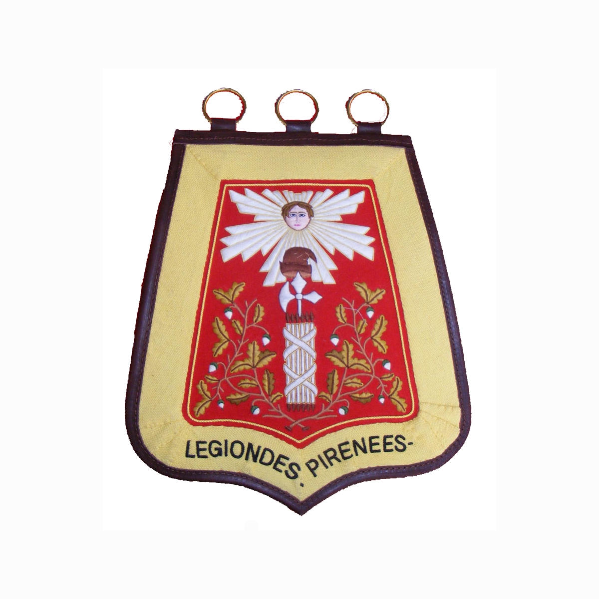 LEGIONDES PIRENEES word flag sabretache, revolution  handmade high quality Military Uniform Insignia